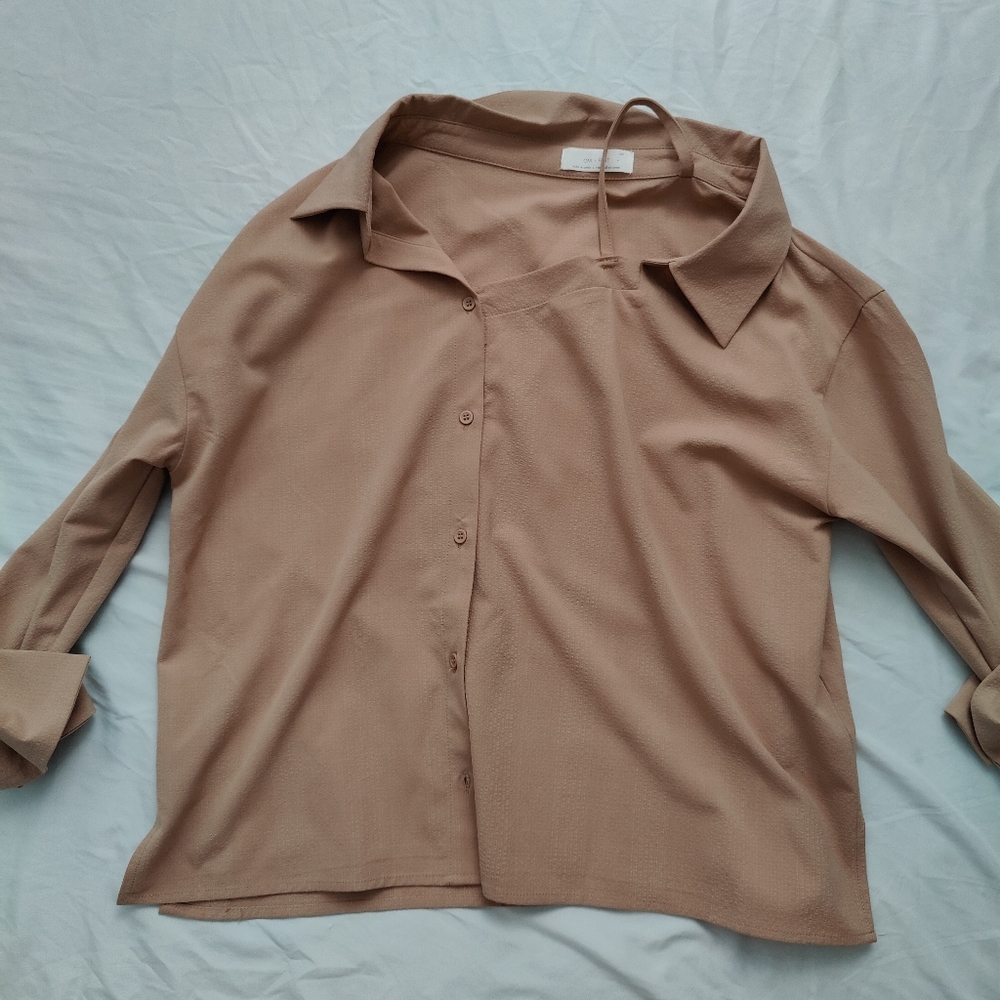 Oak + Fort Asymmetrical Blouse